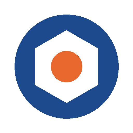 A flat logo before and after tracing: the same mark as a pixel grid, then as a small set of closed vector outlines you can count. — source image